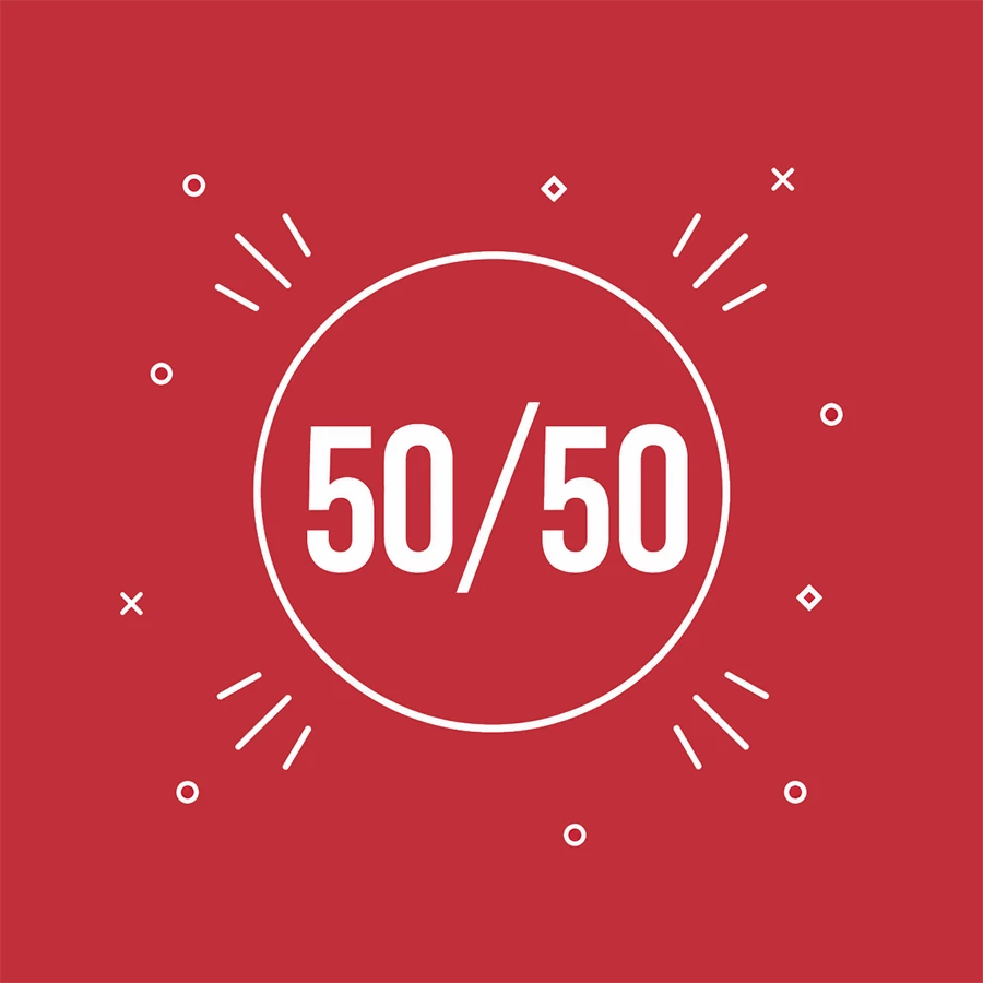 50/50 Introductory Offer